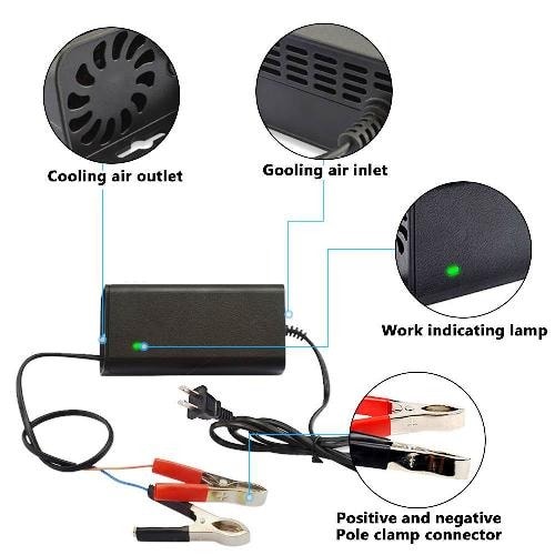 Full Automatic Smart Car Battery Charger 12v 5a