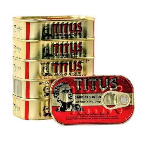 Titus Sardine - 125g X 25 Cans