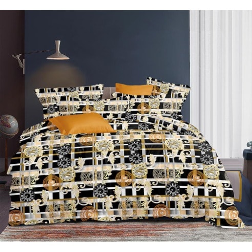 Versace Inspired Bedsheet And Pillowcases