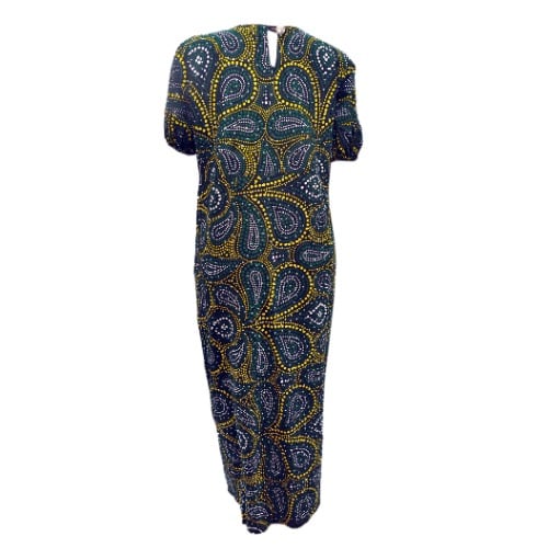 Stoned Ankara Dress