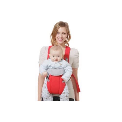 Infant Breathable Mesh Carrier -Front And Back Holder With Lumbar Support