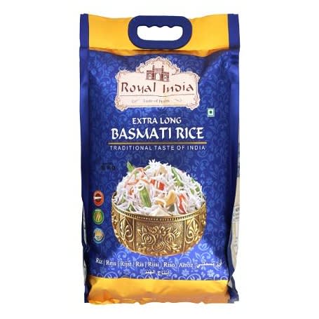 Royal India Extra Long Basmati Rice 5kg - Carton Of 4