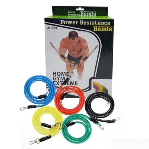 Power Resistance Bands And Tubes Set of 5