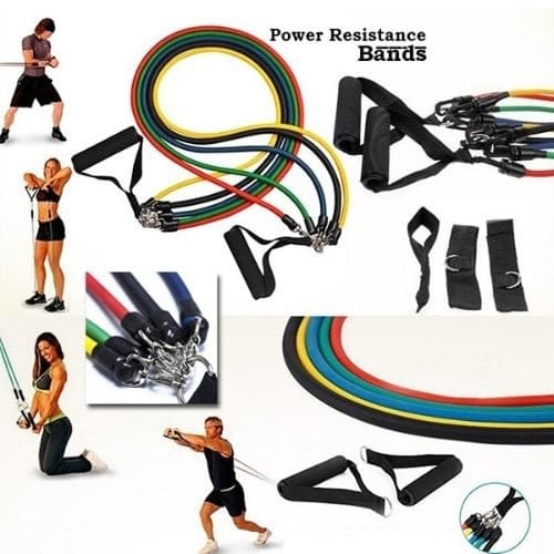 Power Resistance Bands And Tubes Set of 5