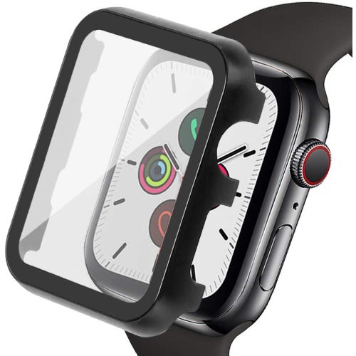 Case With Built-in Tempered Glass Screen Protector For IWatch - 38mm