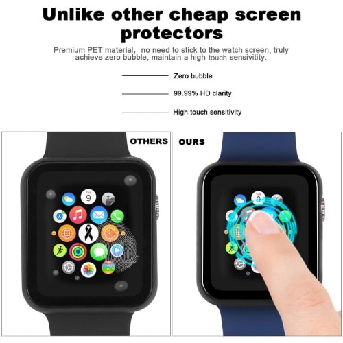 Case With Built-in Tempered Glass Screen Protector For IWatch - 38mm