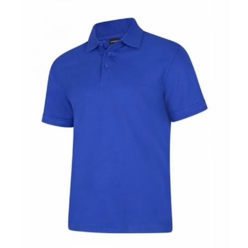 Short Sleeves Polo Shirts  - Wine And Blue -Set Of 2
