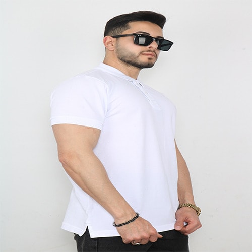 White Men Polo Shirt