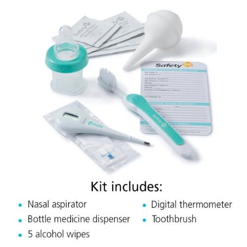 Nursery Baby Care Health & Grooming Kit -24 Piece Set - White