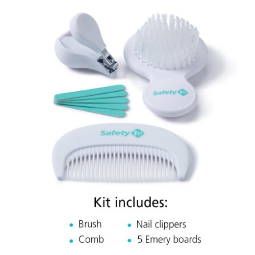 Nursery Baby Care Health & Grooming Kit -24 Piece Set - White