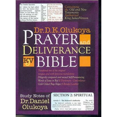 Prayer And Deliverance Bible Leather Bound