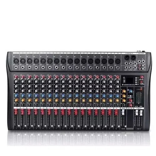 Professional 16 Channels Bluetooth Audio Mixer With Usb Port