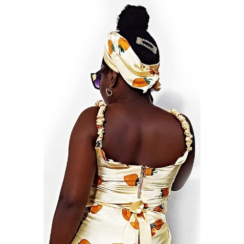 Ladies Patterned Maxi Dress