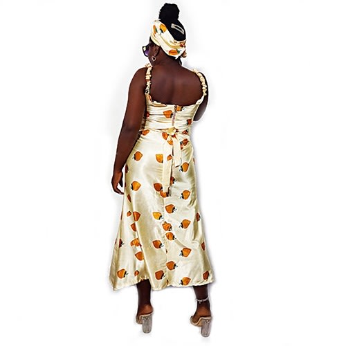 Ladies Patterned Maxi Dress