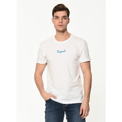 Men's Crew Neck SS T-shirt- White