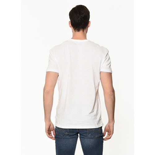 Men's Crew Neck SS T-shirt- White