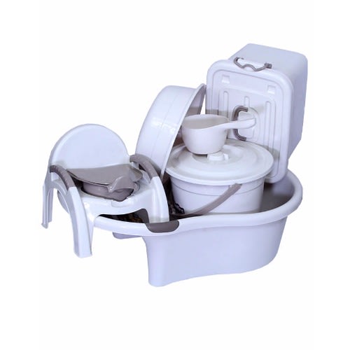 Baby Bath Set - Brown
