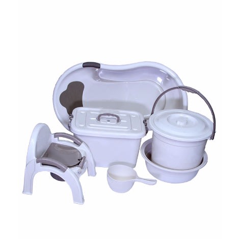 Baby Bath Set - Brown