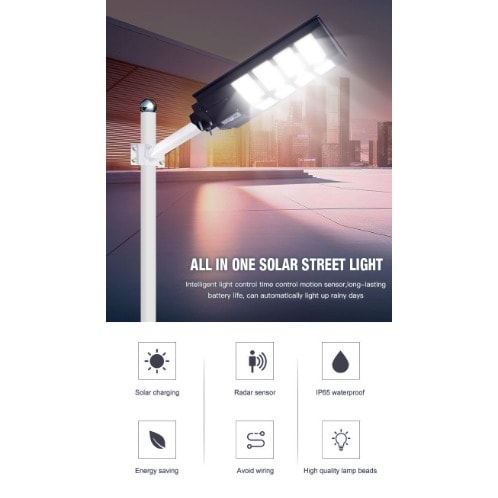 800w  All-in-one Solar Street Light