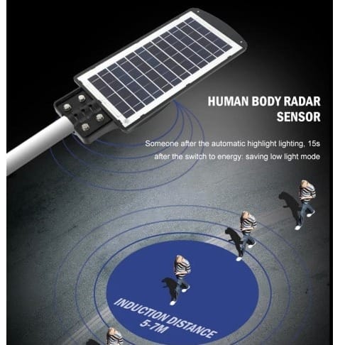 City Road Lighting Ip65 Waterproof Aluminum All In One - 120W