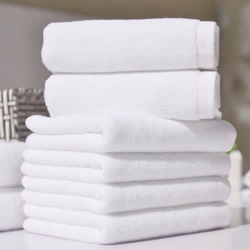 White Towel Set - 12 Pcs