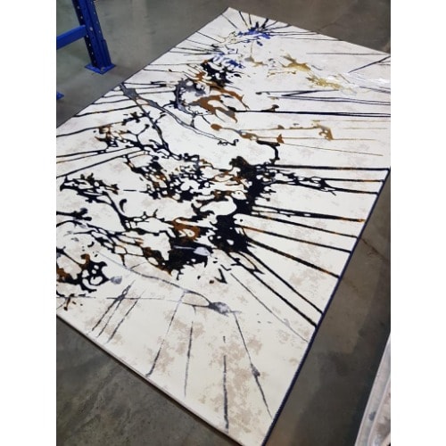 Modern Pattern Center Rug - 5 By 7ft - Multicolor