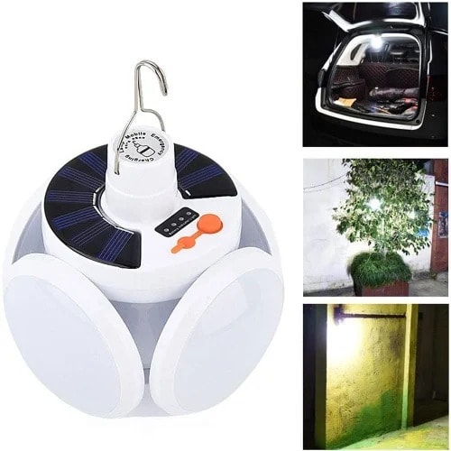 Usb Rechargeable & Solar Lights Led Night Foldable Lamp - 40W