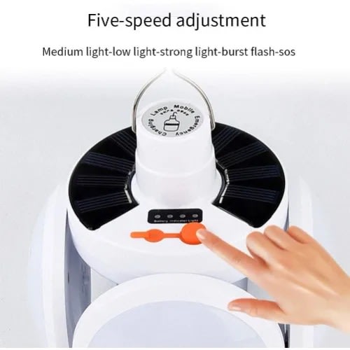 Usb Rechargeable & Solar Lights Led Night Foldable Lamp - 40W