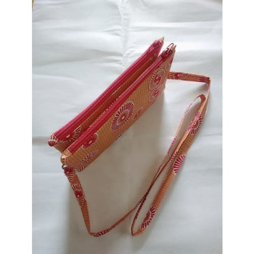 Double Zippered Ankara Crossbag