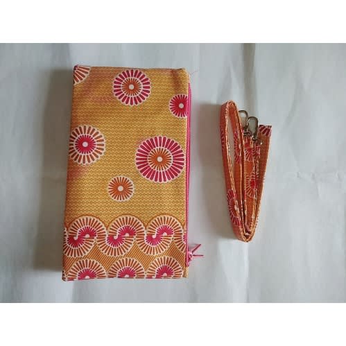 Double Zippered Ankara Crossbag