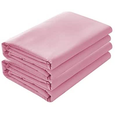 Bed Sheet With No Pillowcase - Pink - 200cm by 230cm