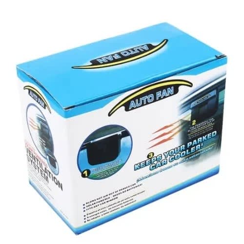 Solar Powered Air Ventilation Auto Fan