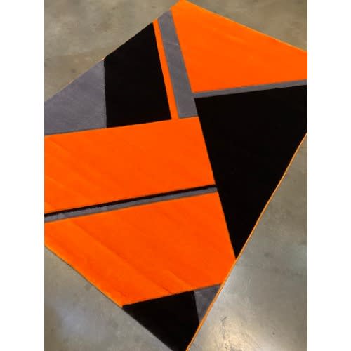 Modern Pattern Center Rug - 5 By 7ft - Multicolor