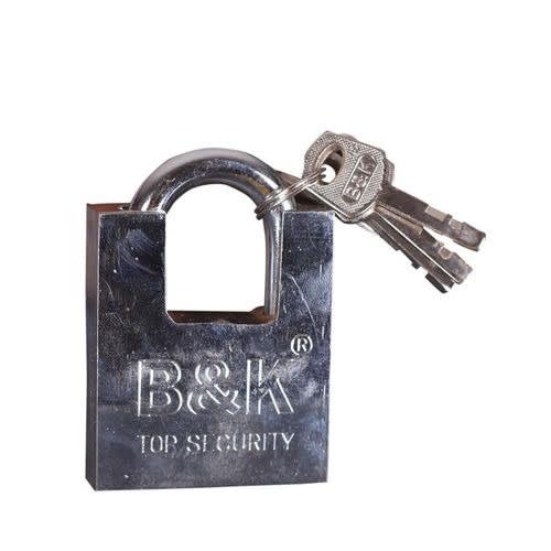 B K Top Security Stainless Steel Shrouded Padlock