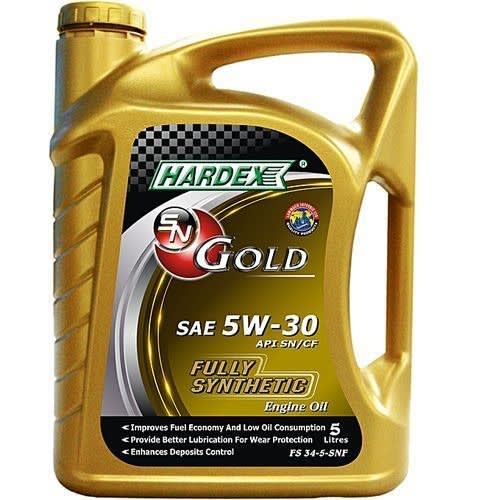 Hardex Gold Fully Synthetic Engine Oil - SAE 5w30 SN