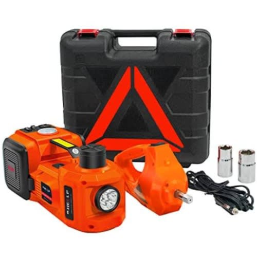 Hydraulic Car Jack Lift With Electric Impact Wrench - 12v