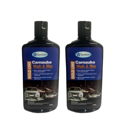 Gold Line Carnauba Wash & Wax - 500ml- 2pcs