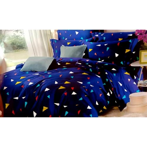 Multi Pattern Sk0129 Bedspread With Pillow Cases