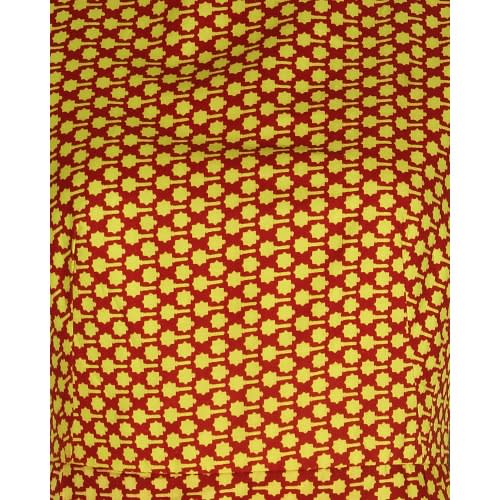Ankara Sleeveless Ladies Gown- lg-4574 - Yellow