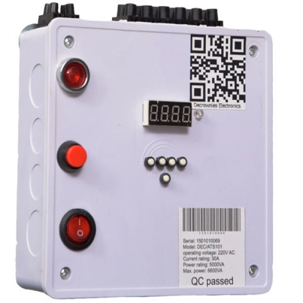 Decrownies Electronies Automatic Change Over -  DEC ATS 101