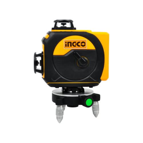 Ingco 3d All Lines 8/12/16 Lines Green Laser Level 0-30m Hll255267 With Tripod