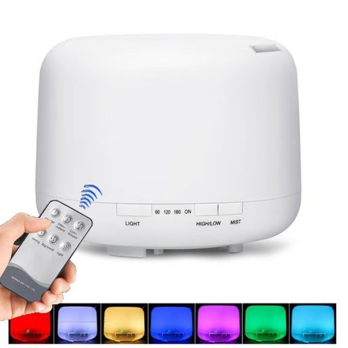 Ultrasonic Oil Aroma Diffuser 500ml With Remote Control