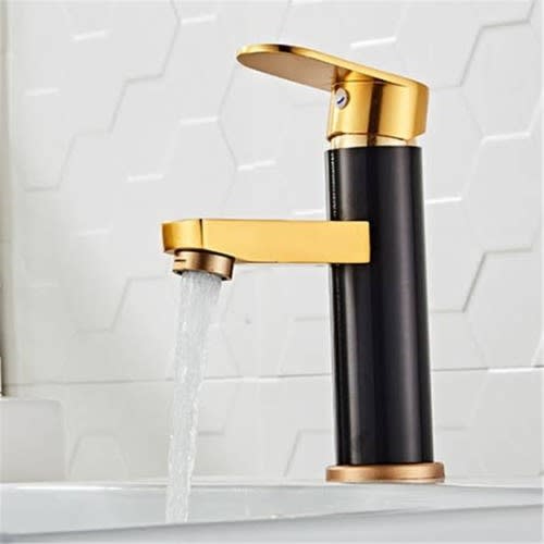 Black And Gold Basin Taps