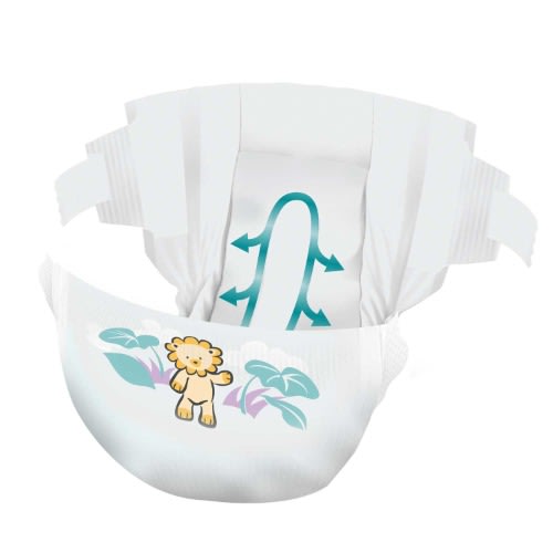 Newborn Ultra Dry Diaper -Size1  - 2-5kg - 24Nappies x2 (48 Counts)