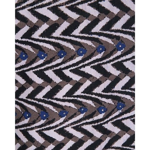 Ladies Ankara Midi Dress With Stoned & Flared Hand - Lg-4476