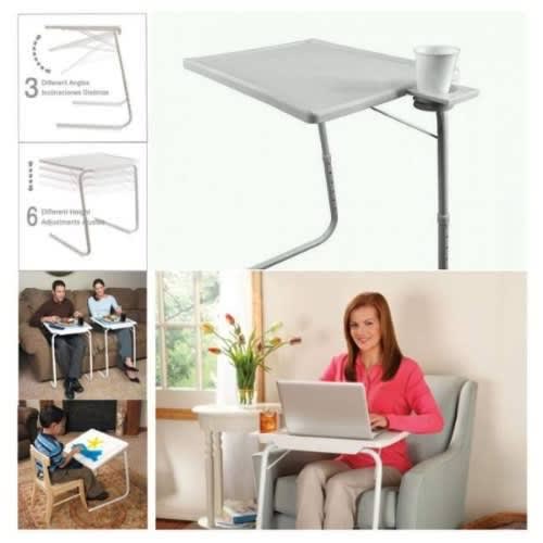 Adjustable Table Mate - White