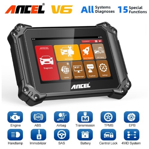 Ancel V6 OBD2 Professional Automobile Diagnostic Tool