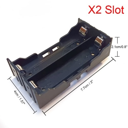 2x 18650 Li-ion Battery Holder - 5 Pieces