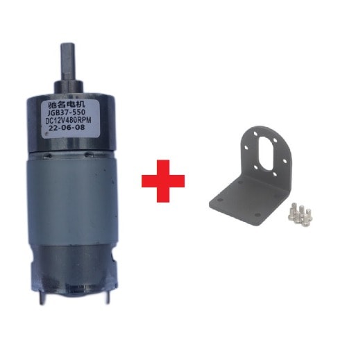 Forward And Reverse Self-locking Dc Worm Gear Motor 480 Rpm