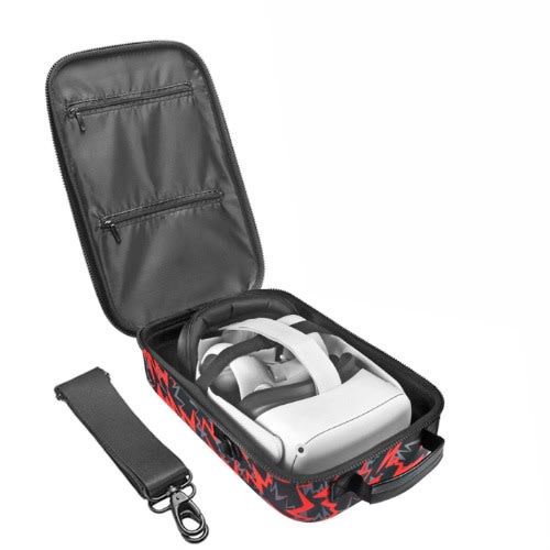 Storage Bag Carrying Case For Oculus Quest 2 Vr - Red